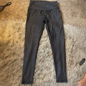 black cheetah leggings